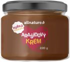 Allnature Arašidový krém s horkou čokoládou orechová nátierka s čokoládou