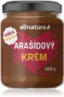Allnature Arašidový krém s horkou čokoládou orechová nátierka s čokoládou