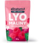 Allnature Mrazom sušené maliny mrazom sušené ovocie