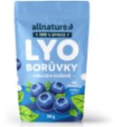Allnature Borůvky sušené mrazem mrazem sušené ovoce