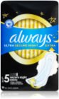 Always Ultra Secure Night Extra serviettes hygiéniques