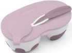 BabyOno Be Active Two-chamber Bowl with Spoon набір посуду для малюків до року