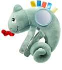 BabyOno Have Fun Pram Hanging Toy móvil para bebé en colores de alto contraste con un espejo pequeño