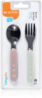 BabyOno Be Active Stainless Steel Spoon and Fork столові прибори