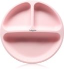 BabyOno Siilicone Plate 6m+ lėkštė su skyreliais su siurbtuku