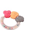 BabyOno Rattle With Teether 3m+ dentaruolo con sonaglio