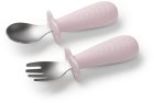 BabyOno Be Active Stainless Steel Spoon and Fork cutlery for children