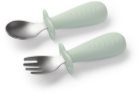 BabyOno Be Active Stainless Steel Spoon and Fork cutlery for children