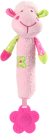 BabyOno Squeaky Toy Sweet Lambie giocattolo con fischietto con dentaruolo
