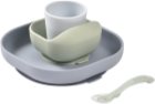 Beaba 4-Piece Silicone Dinner Set dinnerware set Pebble 4m+