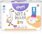 BELLA Baby Happy Soft&Delicate engångsblöjor med absorberande kanaler