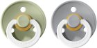 BIBS Colour Natural Rubber Size 2: 6+ months ciuccio