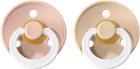 BIBS Colour Natural Rubber Size 2: 6+ months suzetă