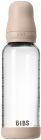 BIBS Baby Glass Bottle Silicone anti-colic bottle with a silicone spout
