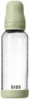 BIBS Baby Glass Bottle Silicone anti-colic bottle with a silicone spout