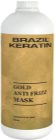 Brazil Keratin Gold Anti Frizz Mask keratinová regenerační maska pro poškozené vlasy