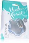 Curaprox Baby Waking Senses kousací kroužek s masážním kartáčkem a chrastítkem
