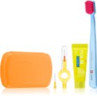 Curaprox Travel Set Set de călătorii Orange (pentru dinti, limba si gingii)