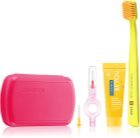 Curaprox Travel Set Set de călătorii Magenta (pentru dinti, limba si gingii)