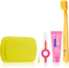 Curaprox Travel Set rejsesæt Green (til tænder, tunge og tandkød)