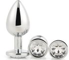 Dream Toys Gleaming Love Silver Plug Set sada análních kolíků Silver Plug Set