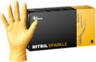 Espeon Nitril Sparkle Pearlescent Gold mănuși din nitril, fără pudră