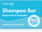 Friendly Soap Natural Shampoo Bar Peppermint & Eucalyptus Natural Soap for hair