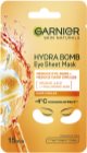 Garnier Textil Masks Hydra Bomb μάσκα για την περιοχή των ματιών με υαλουρονικό οξύ