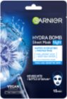 Garnier Textil Masks Hydra Bomb υφασμάτινη μάσκα ενυδάτωσης νύχτας