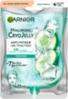Garnier Textil Masks Cryo Jelly nawilżająca maseczka żelowa z kwasem hialuronowym
