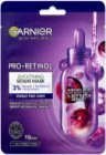 Garnier Textil Masks Pro-Retinol λειαντική υφασμάτινη μάσκα με ρετινόλη