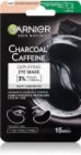 Garnier Textil Masks Charcoal Caffeine eye contour mask with activated charcoal