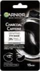 Garnier Textil Masks Charcoal Caffeine μάσκα για την περιοχή των ματιών με ενεργό άνθρακα