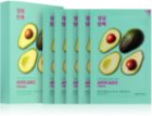 Holika Holika Pure Essence Avocado masque apaisant en tissu