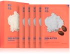 Holika Holika Pure Essence Shea Butter máscara em filme com efeito altamente hidratante e nutritivo