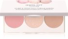 Inglot Face Palette Valgustpeegeldav kreem, päikesepuuder ja põsepuna