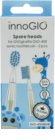 innoGIO GIOGiraffe Spare Heads for Sonic Toothbrush náhradní hlavice pro sonický bateriový zubní kartáček pro děti