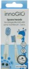 innoGIO GIOGiraffe Spare Heads for Sonic Toothbrush Varuharjapead patareil töötavale helilisele hambaharjale lastele