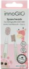 innoGIO GIOGiraffe Spare Heads for Sonic Toothbrush testina di ricambio per spazzolino sonico a batterie per bambini