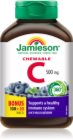 Jamieson C Chewables 500 mg comprimés à sucer pour renforcer l’immunité