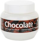 Kallos Chocolate Repair mascarilla regeneradora para cabello seco y dañado