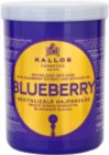 Kallos Blueberry maseczka rewitalizująca do włosów suchych, zniszczonych i po zabiegach chemicznych