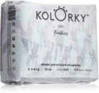 Kolorky Day Feathers fraldas ecológicas descartáveis