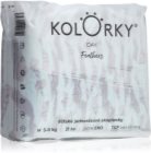 Kolorky Day Feathers disposable organic nappies