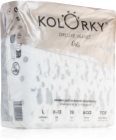 Kolorky Deluxe Velvet Dots jednorazové EKO plienky