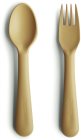 Mushie Fork and Spoon Set столові прибори