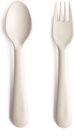 Mushie Fork and Spoon Set talheres