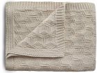 Mushie Knitted Pointelle Baby Blanket pled împletit pentru copii