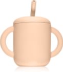 Mushie  Tazza in Silicone con Cannuccia Training Cup with Straw