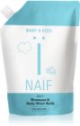 Naif Baby & Kids 2-in-1 Baby Washing Gel and Shampoo fragrance-free